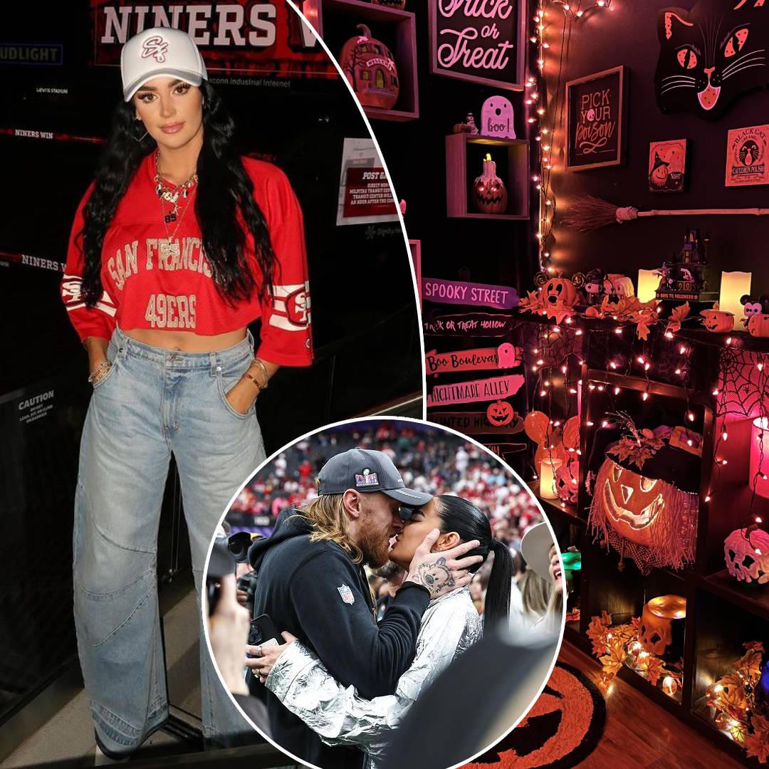 IN PHOTOS: 49ers star George Kittle’s wife Claire transforms home with spooky Halloween decor