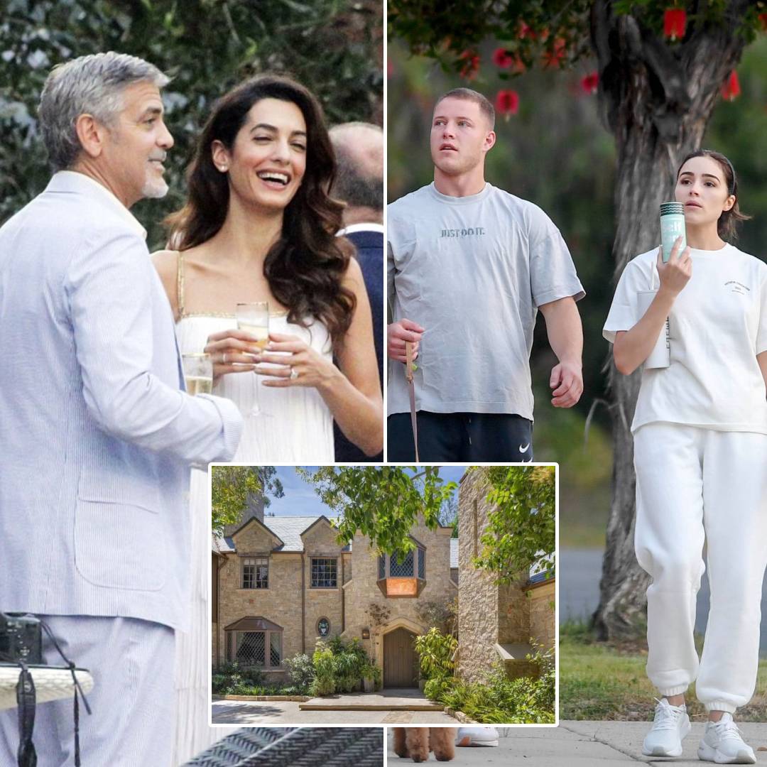 Christian McCaffrey and Olivia Culpo are revealed as shock buyers of George Clooney’s $14m LA estate